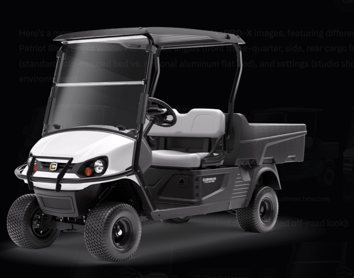 Cushman Hauler PRO-X dash detail